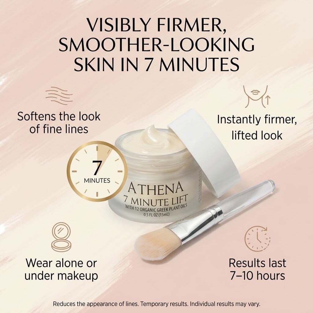 Athena 7 Minute Lift Serum - Instant Anti-Aging Face Lift & Wrinkle Concealer