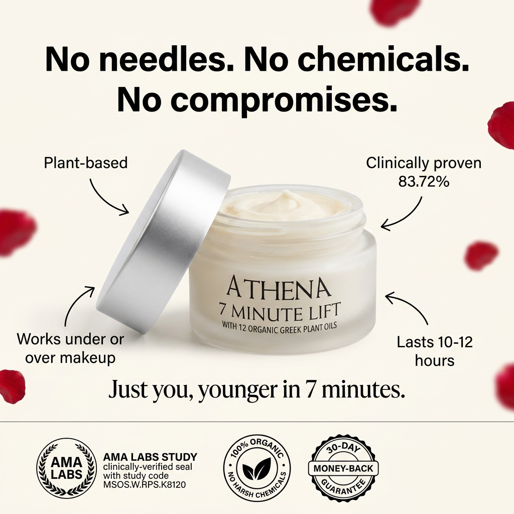 Athena 7 Minute Lift — clinically proven, plant-based, no needles